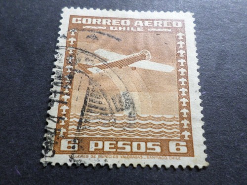Chili chile 1934 airmail - chile,,