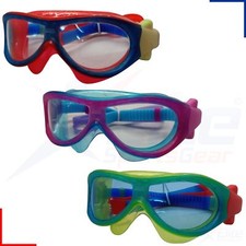 Zoggs Swimming Goggles - Phantom Kids Mask Boys /Girls Green, Orange or Pink