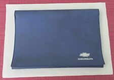 GENUINE CHEVROLET OWNERS MANUAL - HANDBOOK WALLET ORLANDO - CRUSE - SPARK - AVEO