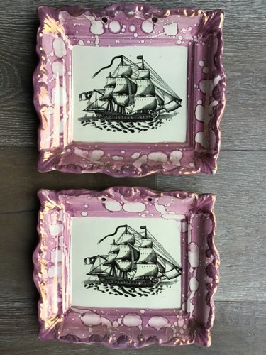 Set two sunderland ware - of,
