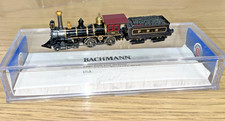 BACHMANN N GAUGE No.11753 PENNSYLVANIA 4-4-0 AMERICAN LOCO & TENDER BOXED