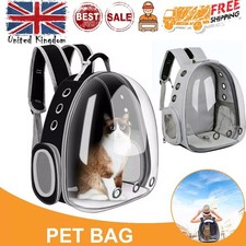 Astronaut Window Dog Cat Carrier Breathable Backpack Pet Travel Bag Transparent