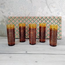 Vintage 5 Spanish Tall Amber
