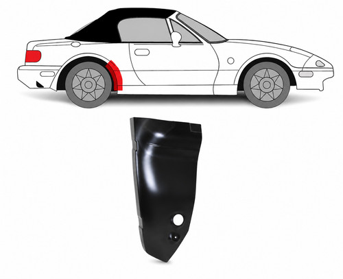 Mazda mk1 rear wheel - mazda, mx-5