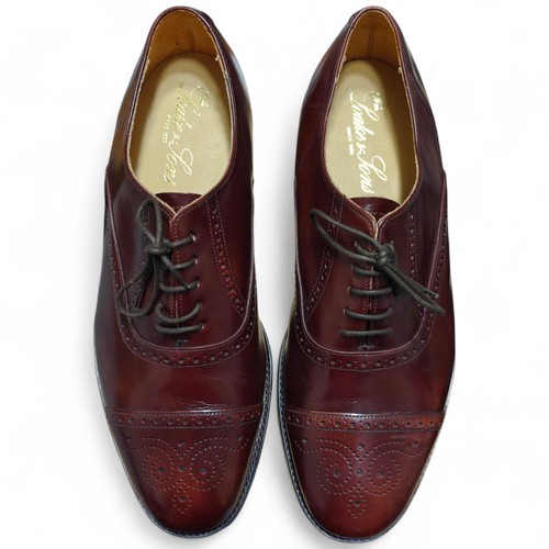 Vtg loake oban oxblood - oxblood, leather
