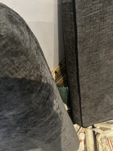 Two foamed filled settee - filled,