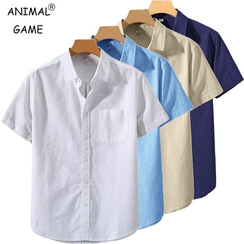 Mens short sleeve summer stand - mens,