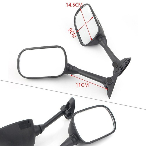 Pair motorcycle rear - view, side