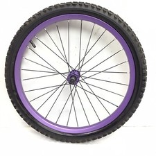 20" Bicycle Front Purple Wheel