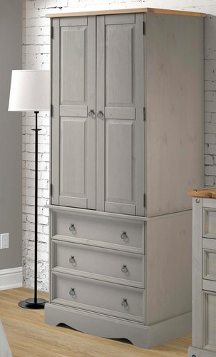 Bedroom wardrobe corona grey - corona,