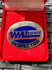 Obsolete West Midlands Travel Enamel Bus Coach Inspector Cap Badge