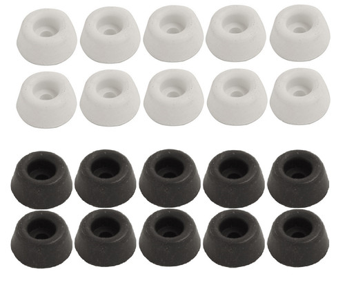 Rubber toilet seat buffer - rubber,