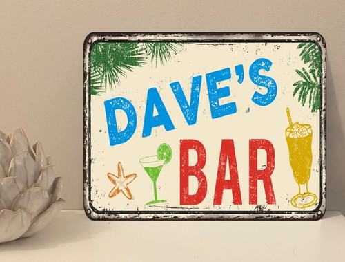 Personalised bar pub rustic - pub,
