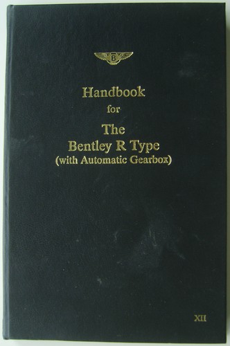 Bentley type 1955 handbook - bentley,