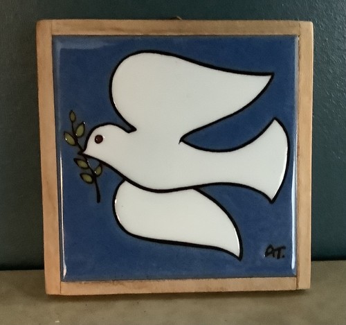 Greece art wall décor - greece, tile