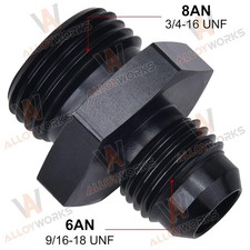 6AN Male Flare to 8AN ORB