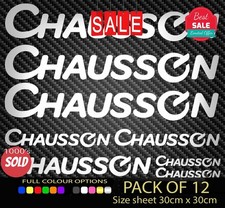 CHAUSSON Vinyl Decal Stickers