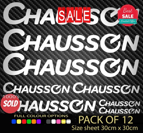 Chausson vinyl decal stickers - chausson,