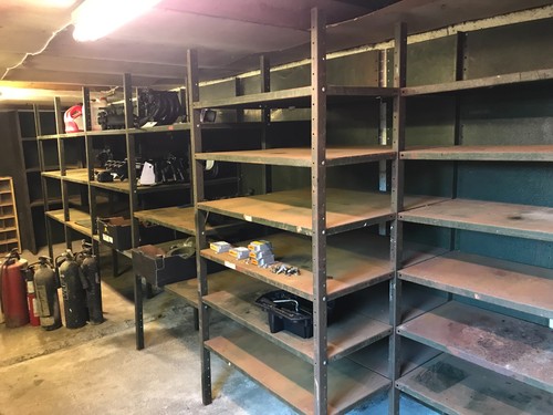 Dexion shelving green side - dexion,