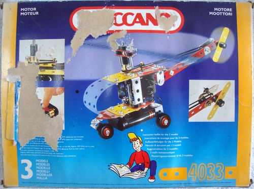 Meccano helicopter set 4033 - meccano,