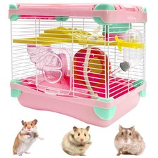 Portable Hamster Cage 2 Layers