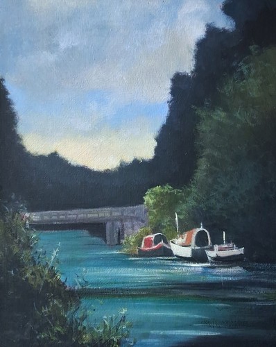 Original landscapescape oil