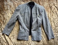 Vintage 1940s Wool Pinstripe