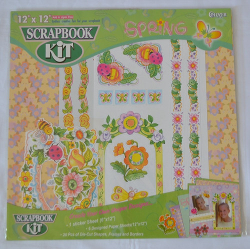 Clover scrapbook kit - scrapbook,