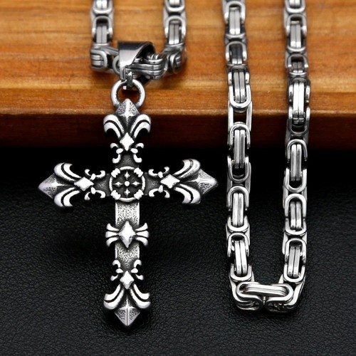 Men gothic jesus cross - gothic,
