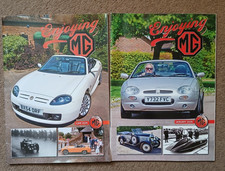 2 x CAR MAGAZINE enjoying MG (owners club) back issues from 2025 jan,june
