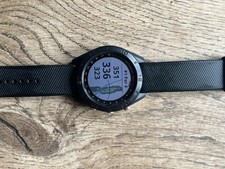 Garmin S60 Approach Golf Watch GPS Includes Charger Black Strap Boxed VGC