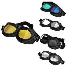 Biker Helmet Goggles Vintage