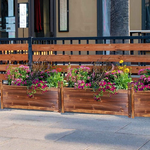 Thicker wooden planter - s/m/l,