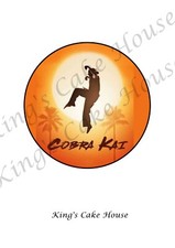 Cobra Kai inspired Edible Cake
