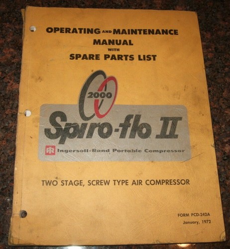 Ingersoll rand spiro flo - rand, spiro-flo