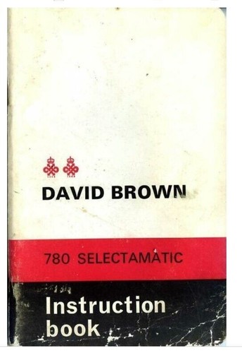 David brown 780 selectimatic - david,