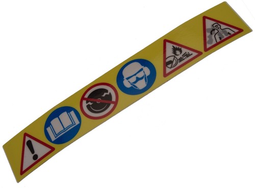 Warning sticker label pack - label,
