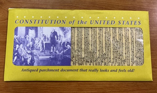 Constitution parchment - us,