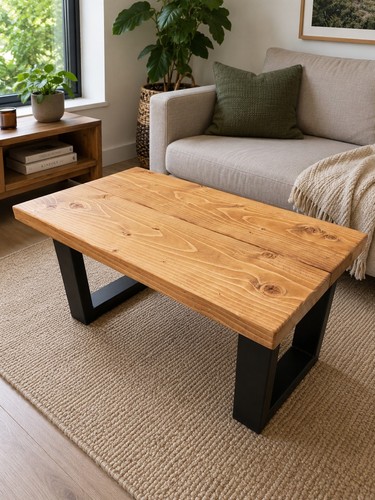 Solid wood rustic - wood, coffee