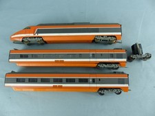 LIMA Ho TGV locomotive + 2 passenger cars + bogies, network tested OK