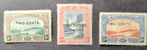 British guiana 1899 - british, set