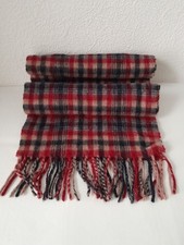 Jaeger 100% Wool Red and Blue