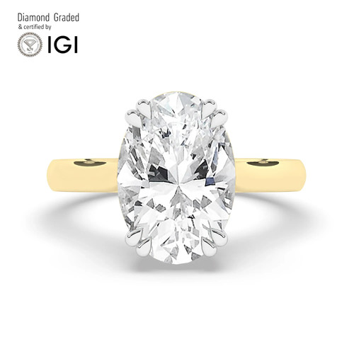 Oval diamond engagement ring - engagement,