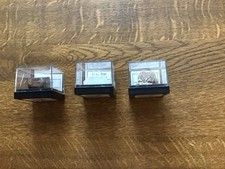 Small, Rock fossils minerals crystals X3 Tigers Eye, Crystal Point, Desert rose