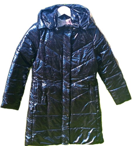Size shiny puffer coat with - puffer,