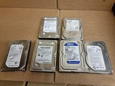 6x 3.5 desktop SATA Hard Drives - Various makes Job lot 1x320 2x250 2x160 1x80