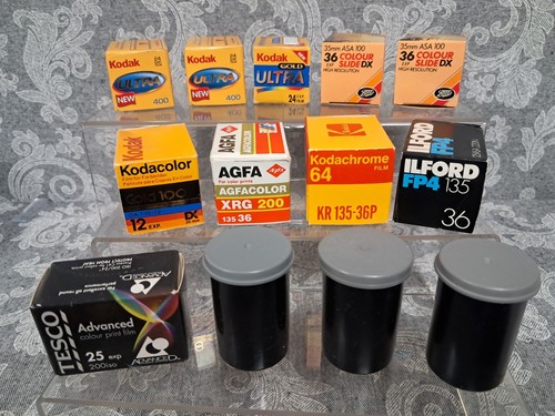 Camera film rolls - film, x