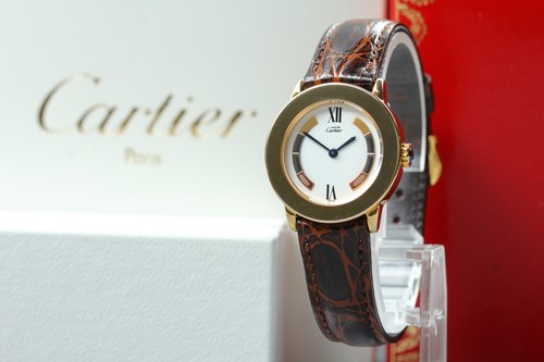 Vintage cartier must - vintage, ronde