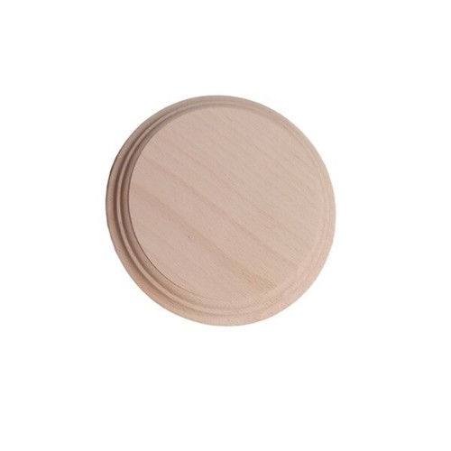 Round beech wood board display - beech,