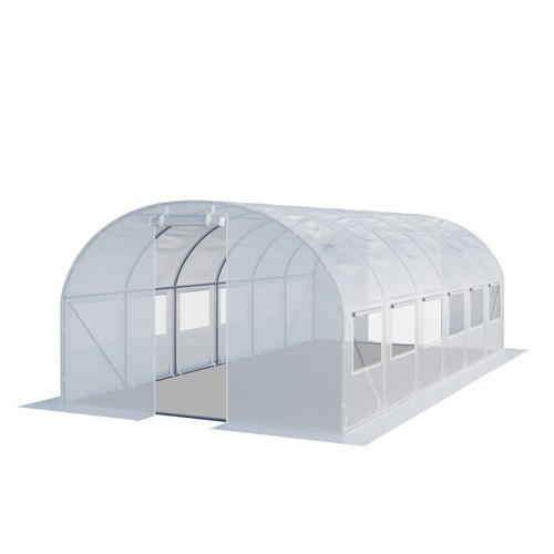 Toolport polytunnel greenhouse - polytunnel,